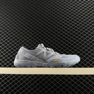 New Balance MT10 Gray Mesh and Suede Barefoot Lifestyle Sneakers