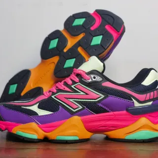 New Balance حذاء متعدد الألوان كعب متعدد الألوان Oversized N Logo أحذية رياضية سميكة