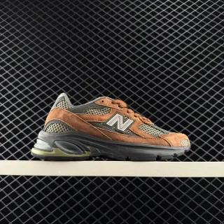 New Balance NB2010 Brown Gray Retro Suede And Mesh Upper Chunky Sneakers