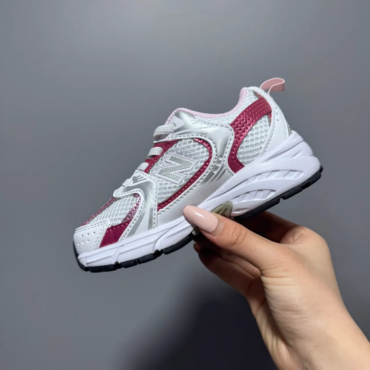 New Balance Branco Rosa Retro Runner Silhueta Malha Multicamadas E Superior Sintético Tênis Chunky 20