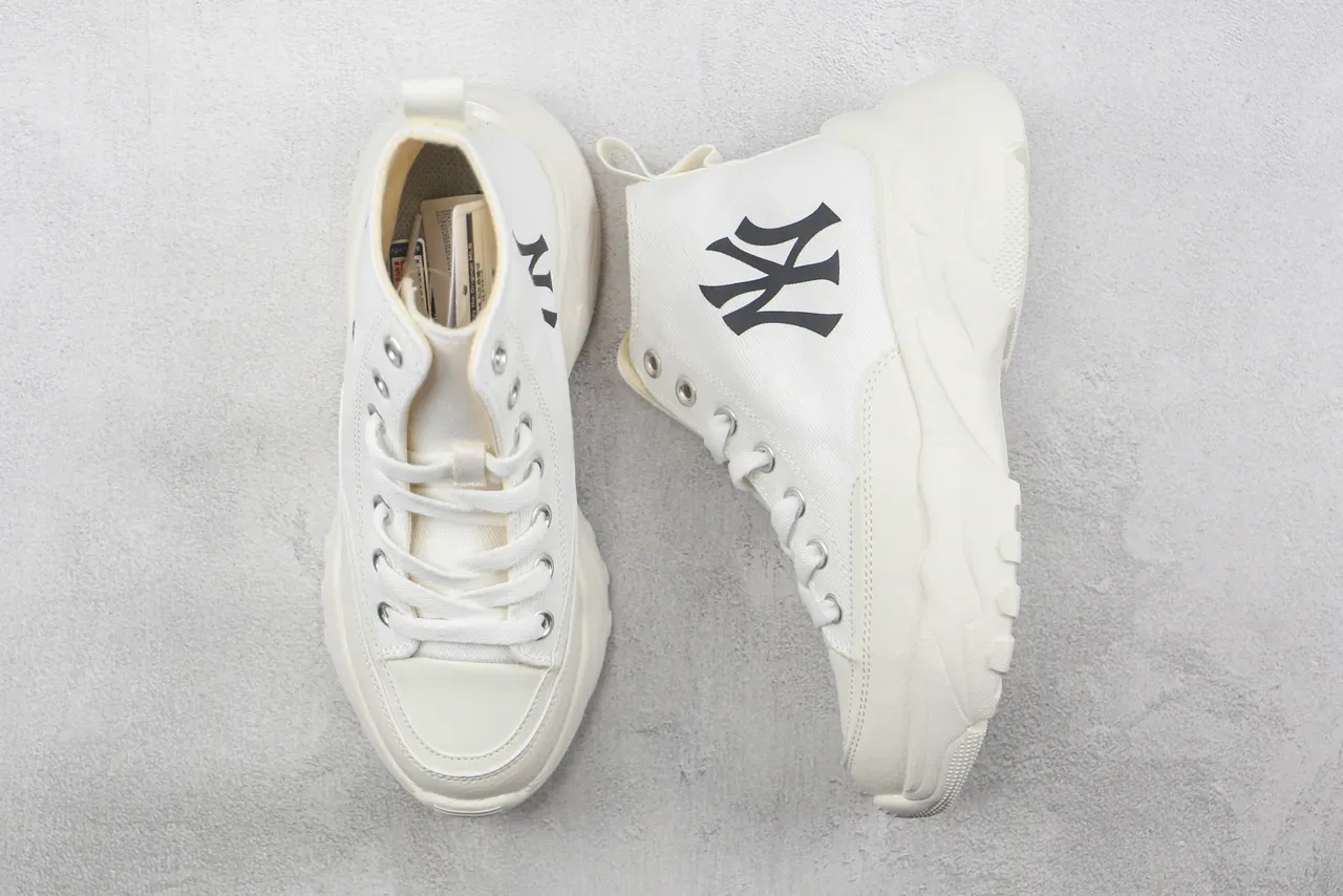 New Era NY Logo High-Top Canvas Lifestyle Sneaker 3