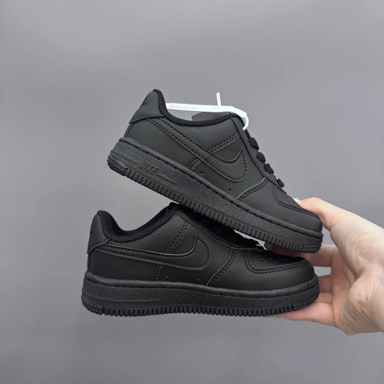 Nike Air Force 1 All Black Lifestyle Sneakers 15