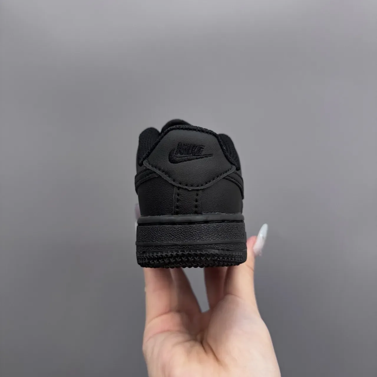 Nike Air Force 1 All Black Lifestyle Sneakers 21