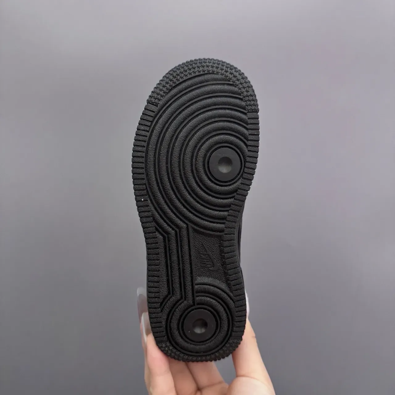 Nike Air Force 1 All Black Lifestyle Sneakers 22