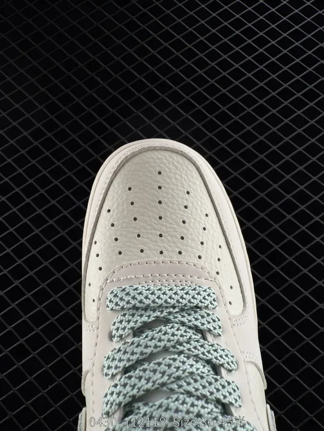 Nike Air Force 1 Beige Gray Low-Top Lifestyle Sneakers 2