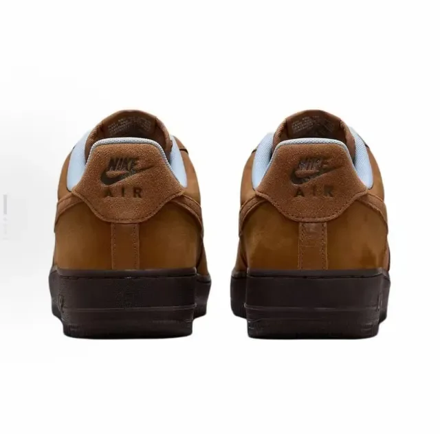 Nike Air Force 1 Brown Suede Lifestyle Sneakers 5