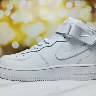 Nike Air Force 1 High Monochrome White Lifestyle Sneakers