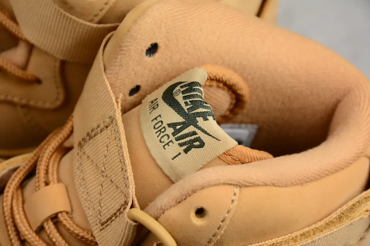 Nike Air Force 1 High Utility Wheat Lifestyle Sneakers 7