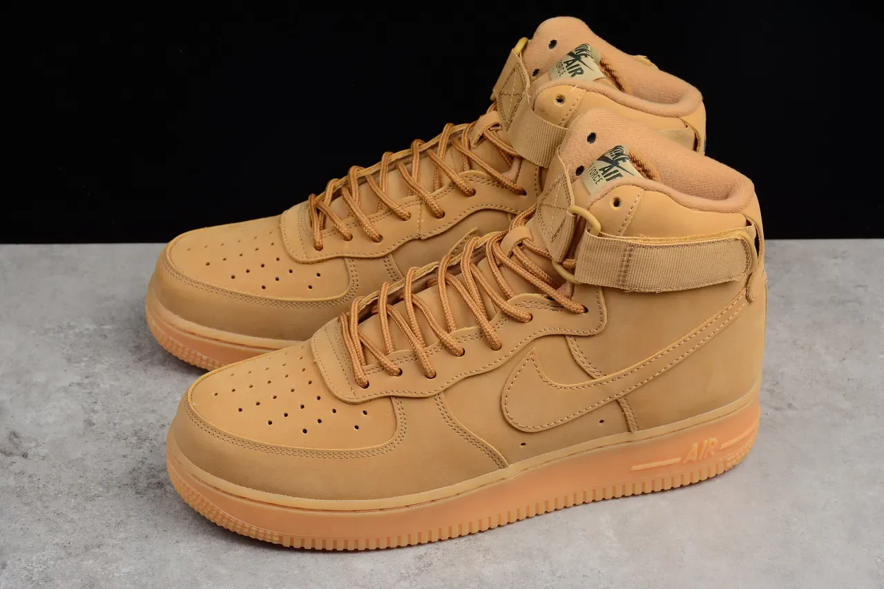 Nike Air Force 1 High Utility Wheat Lifestyle Sneakers 10