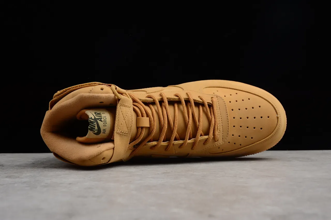 Nike Air Force 1 High Utility Wheat Lifestyle Sneakers 13