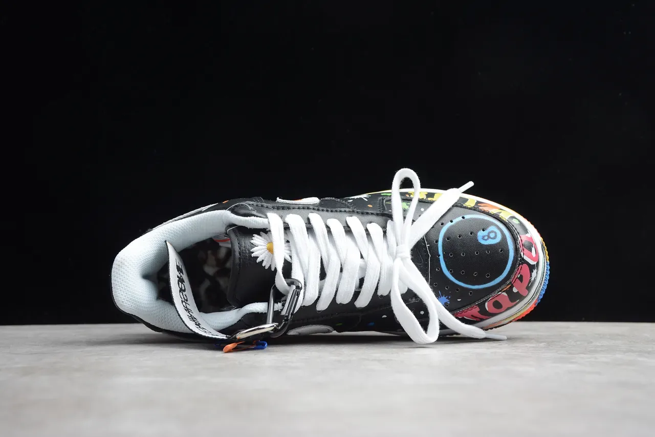 Nike Air Force 1 Multicolor Paint-Splatter Lifestyle Sneakers 13