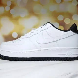 Nike Air Force 1 White and Black Lifestyle Sneakers