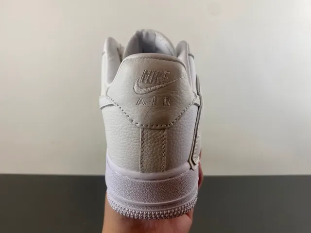 Nike Air Force 1 White Oversized Stitched Letter Lifestyle Sneakers 4
