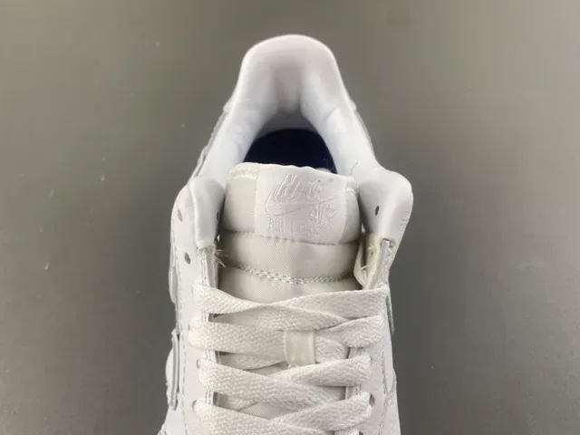 Nike Air Force 1 White Oversized Stitched Letter Lifestyle Sneakers 6