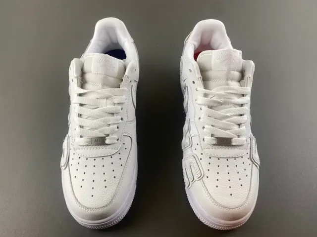 Nike Air Force 1 White Oversized Stitched Letter Lifestyle Sneakers 11
