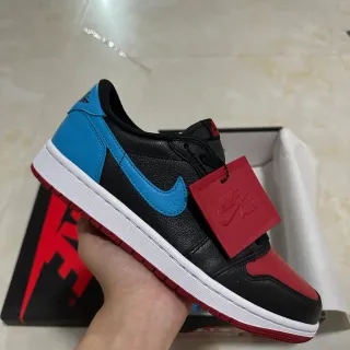 Nike Air Jordan 1 Black Blue Red Lifestyle Sneakers