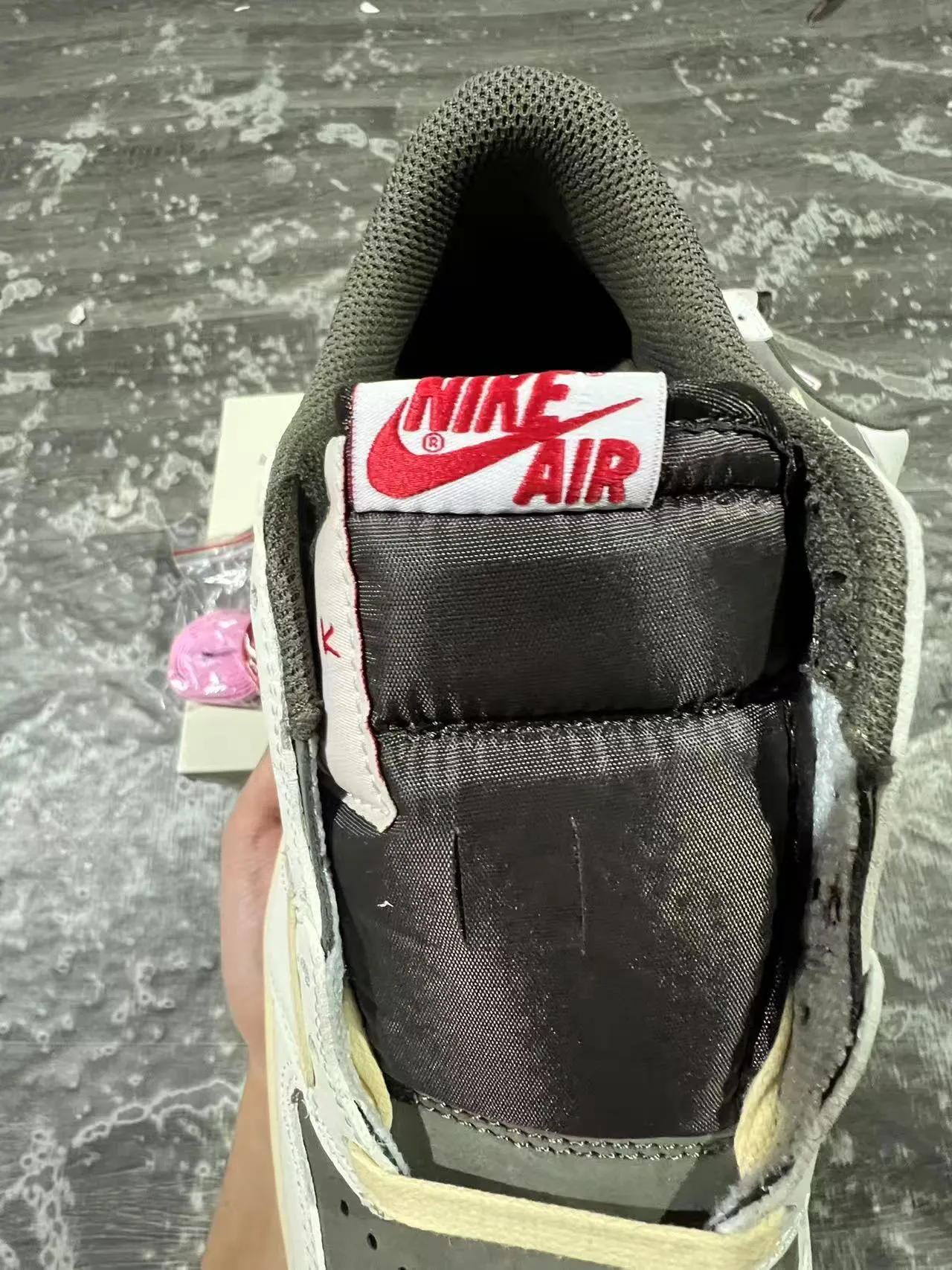 Nike Air Jordan 1 Low Cactus Jack Lifestyle Sneakers 4