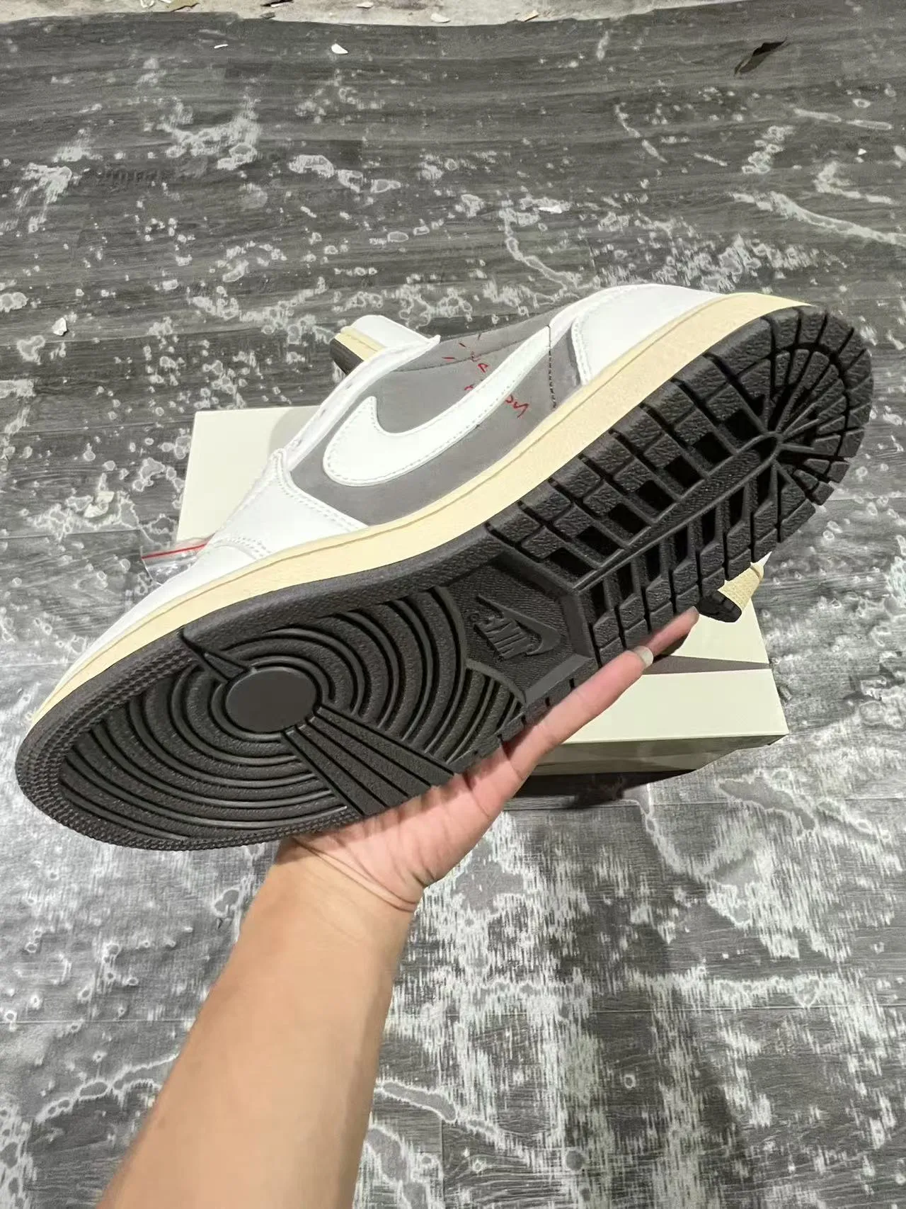 Nike Air Jordan 1 Low Cactus Jack Lifestyle Sneakers 6