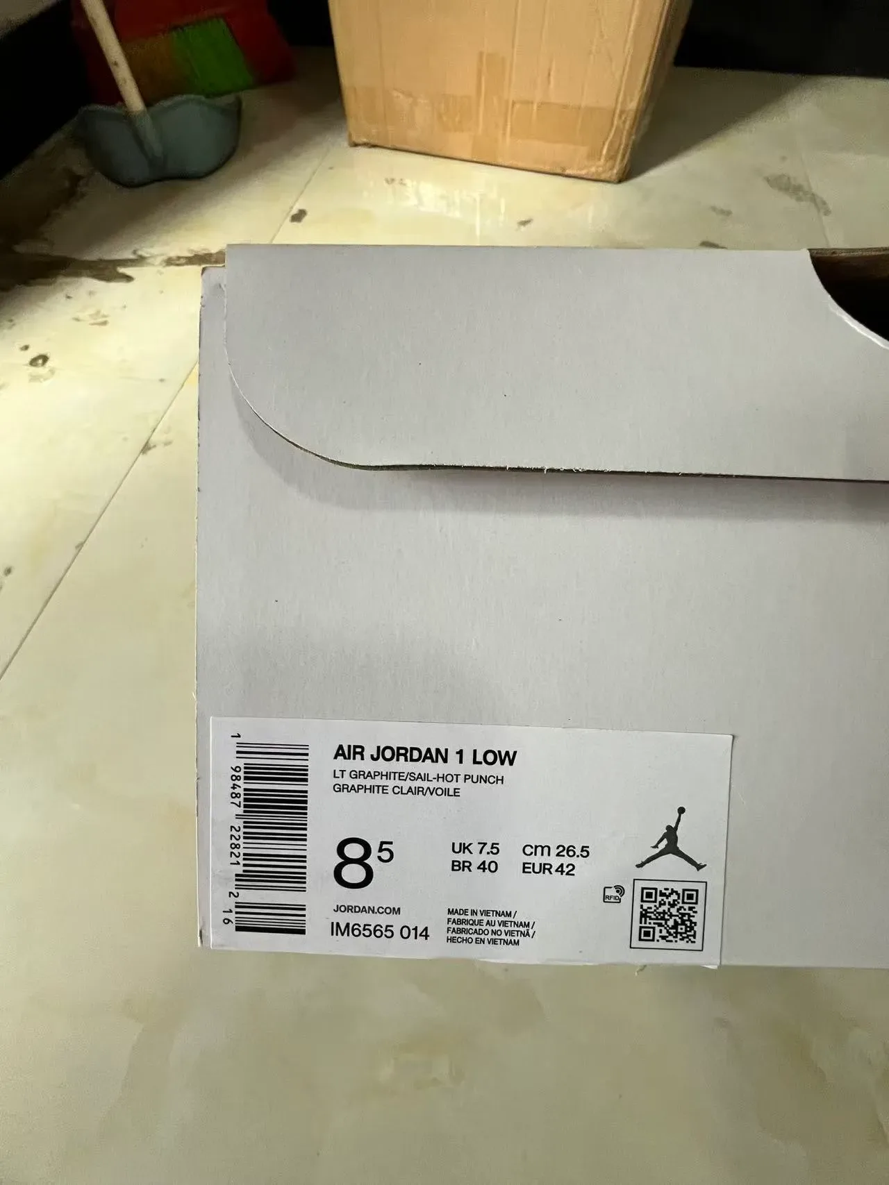 Nike Air Jordan 1 Low Tênis Lifestyle Rosa Cinza Peludo 10
