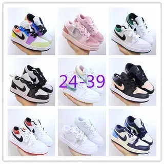 Nike Air Jordan 1 Low Multicolor Panelled Lifestyle Sneakers