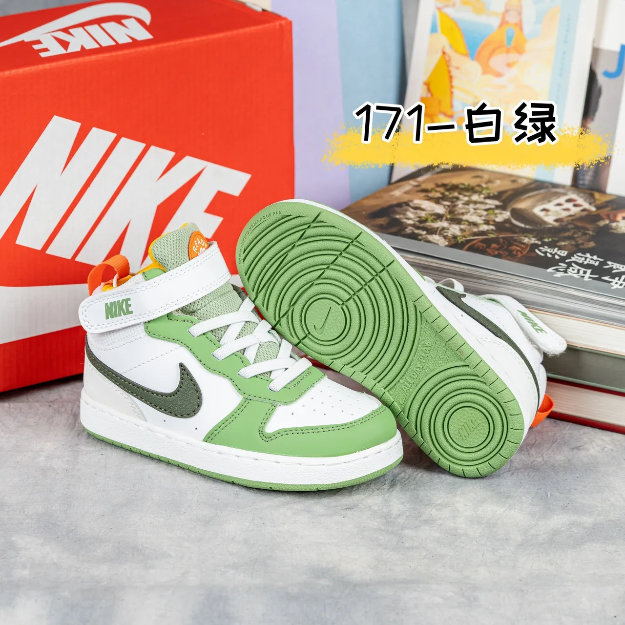 Nike Air Jordan 1 White Black Pink Basketball Shoes 6