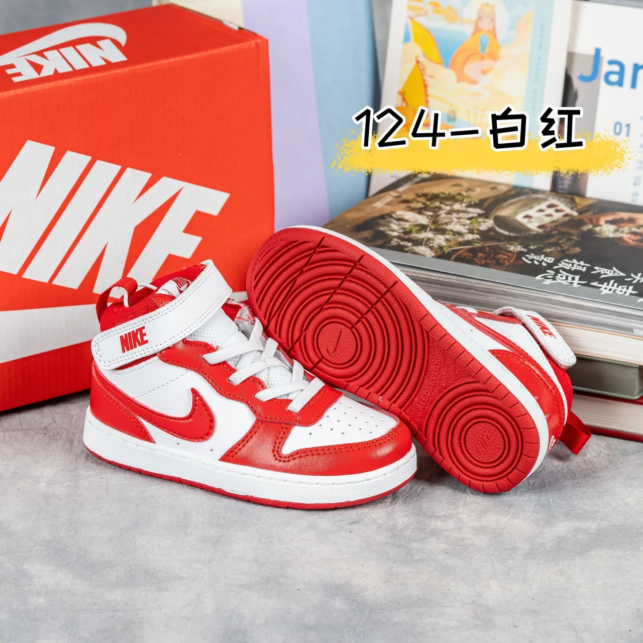Nike Air Jordan 1 White Black Pink Basketball Shoes 11