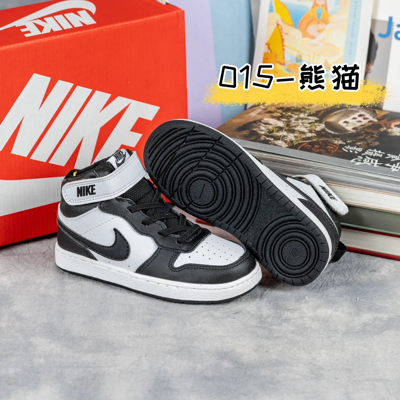 Nike Air Jordan 1 White Black Pink Basketball Shoes 15
