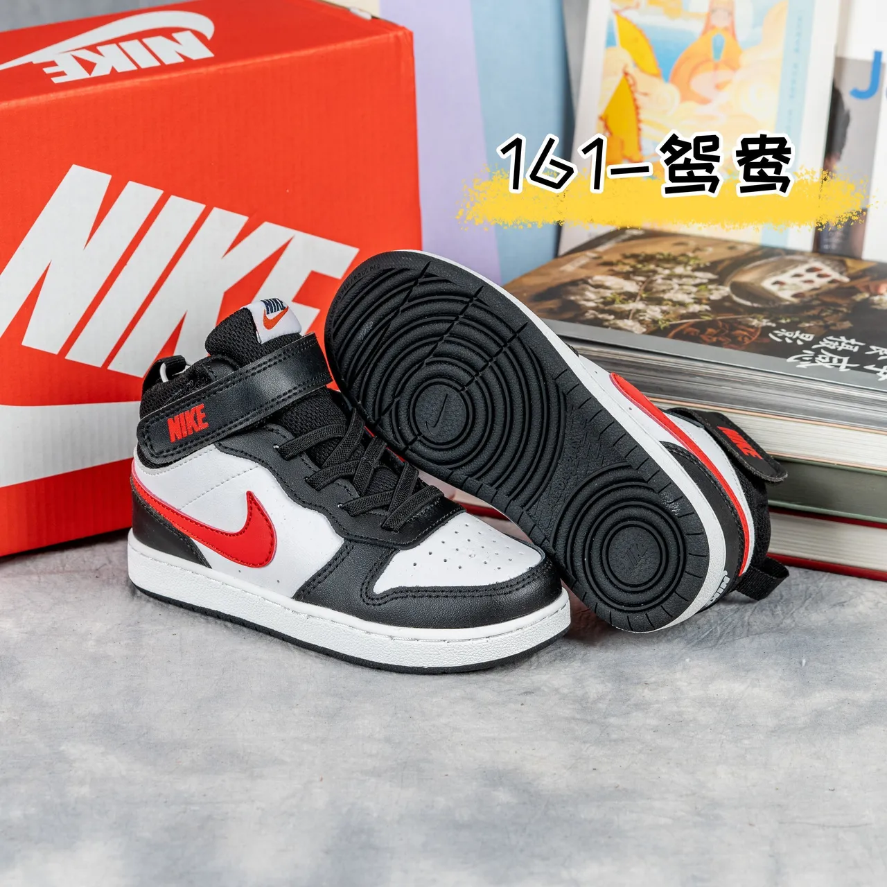 Nike Air Jordan 1 White Black Pink Basketball Shoes 16