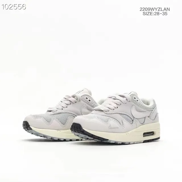 Nike Air Max 1 Light Gray Teal Lifestyle Sneakers 20
