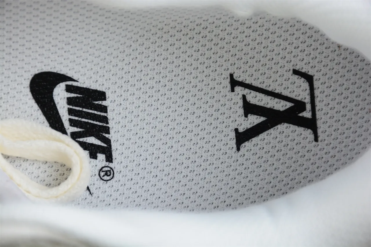 Nike Air Max 1 Monochrome White Embossed Lifestyle Sneakers 5