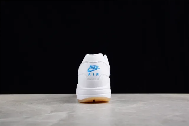 Nike Air Max 1 White Blue Gum Lifestyle Sneakers 10