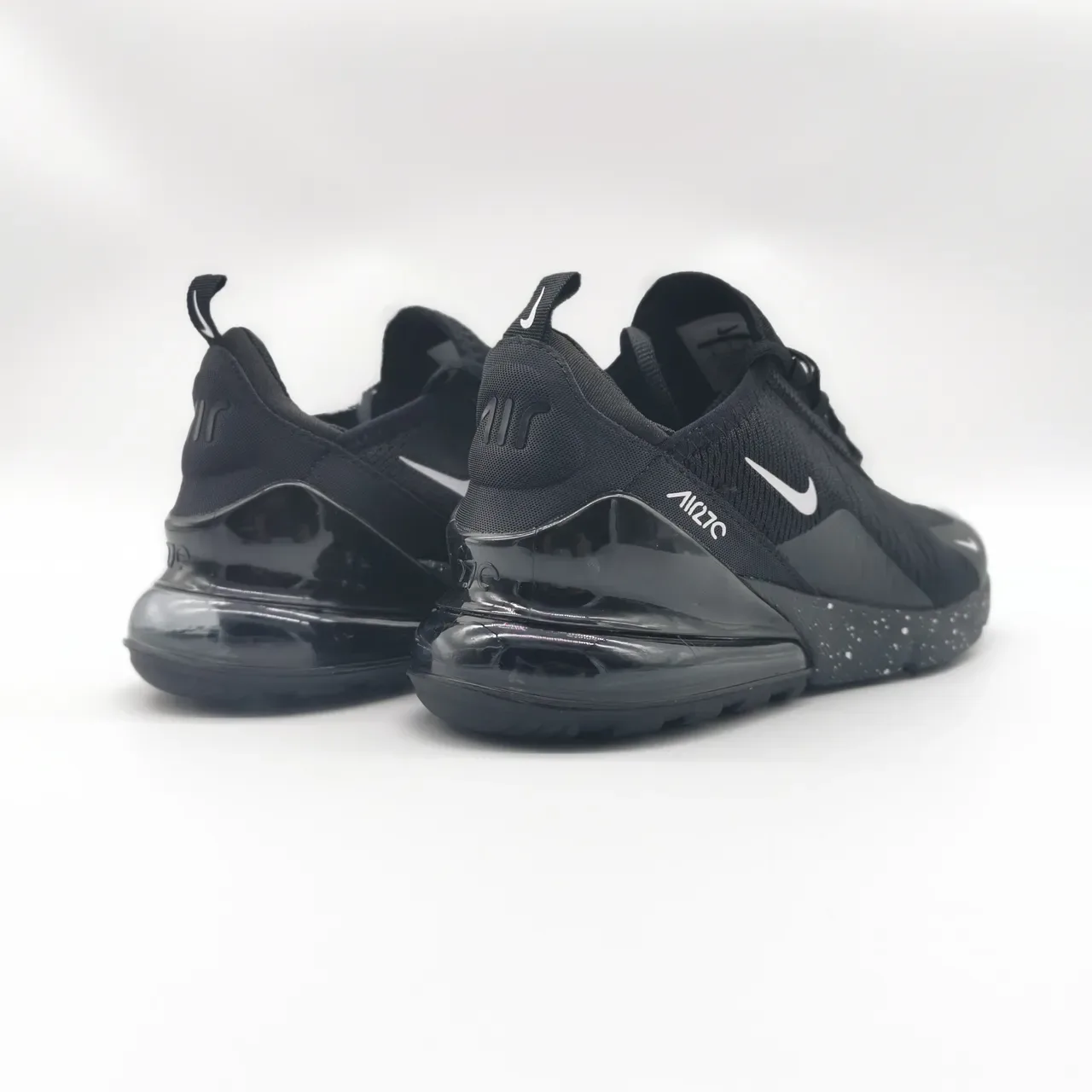Nike Air Max 270 Black White Speckle Lifestyle Sneakers 3