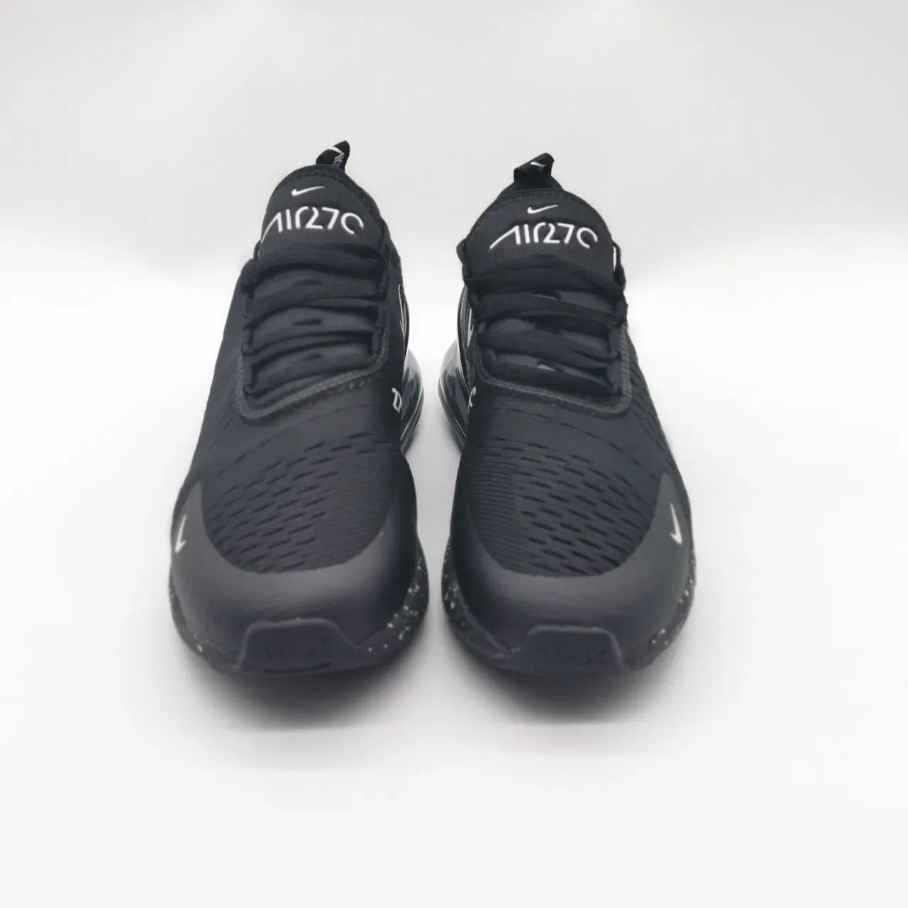 Nike Air Max 270 Black White Speckle Lifestyle Sneakers 5