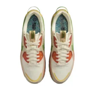 Nike Air Max 90 Beige Orange Green Lifestyle Sneakers 4