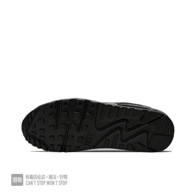 Nike Air Max 90 Black Blue Low-Top Mesh-and-Synthetic Upper Lifestyle Sneakers 4