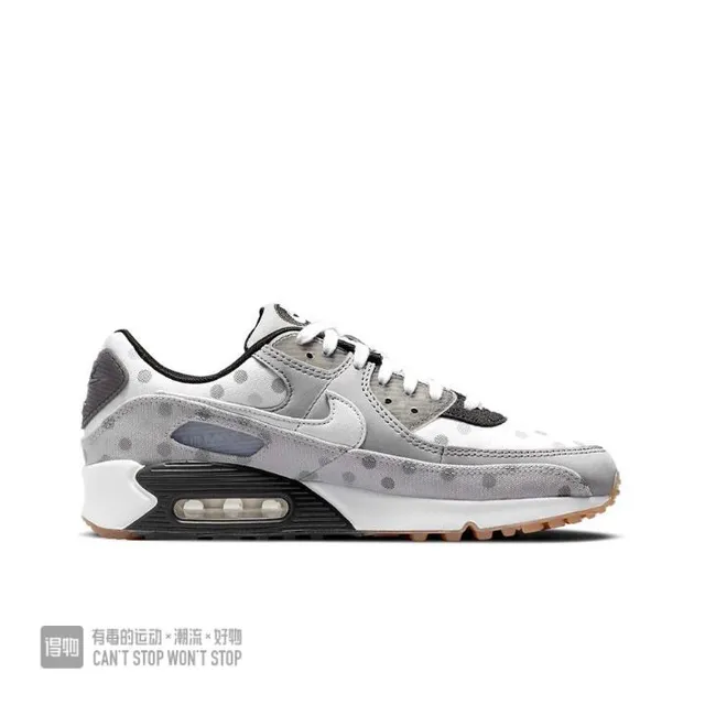 Nike Air Max 90 Polka-Dot Gray White Lifestyle Sneakers 2