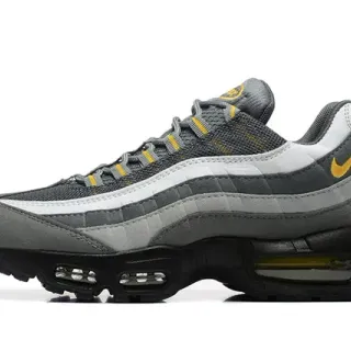 Nike Air Max 95 Gray and Yellow Lifestyle Sneakers