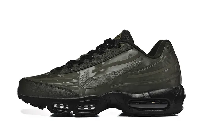 Nike Air Max 95 Olive Green Translucent Lifestyle Sneakers 23