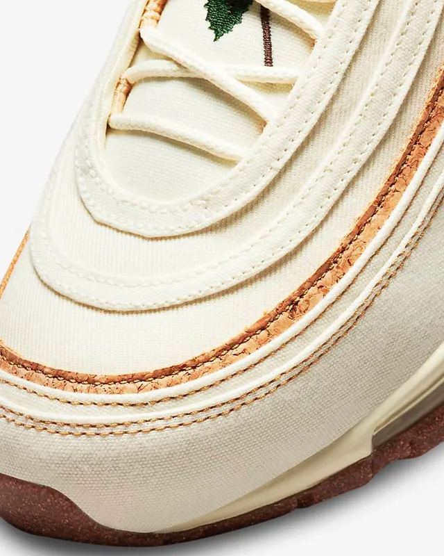 Nike Air Max 97 Off-White and Terracotta Lifestyle Sneakers 4