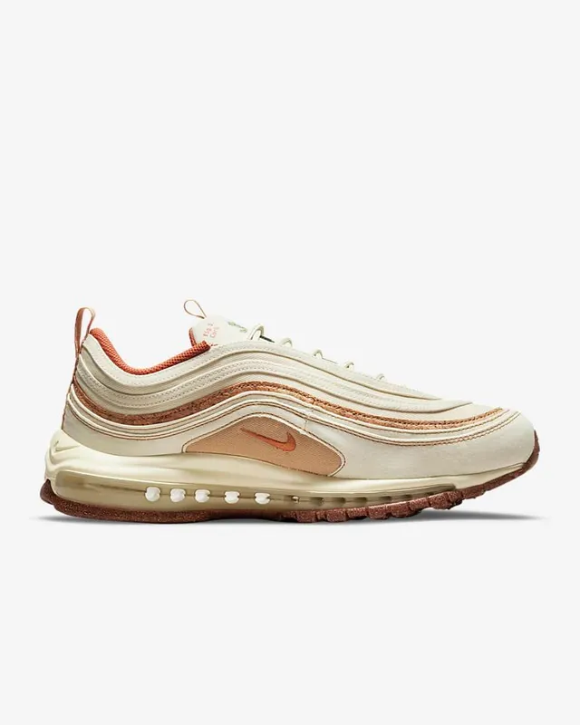 Nike Air Max 97 Off-White and Terracotta Lifestyle Sneakers 8
