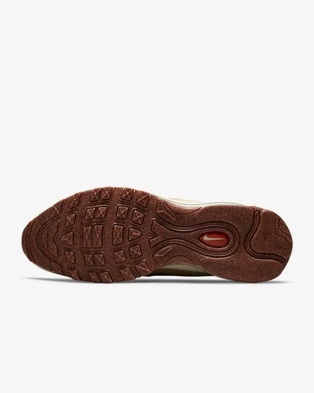 Nike Air Max 97 Off-White and Terracotta Lifestyle Sneakers 9