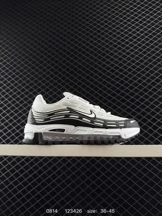 Nike Air Max Plus White Black Lifestyle Sneakers 2