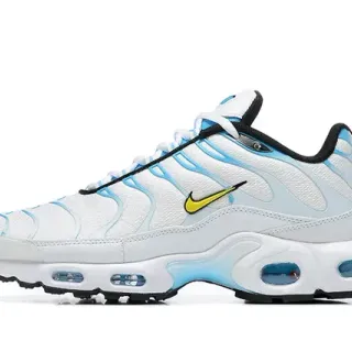 Nike Air Max Plus White Light Blue Black Lifestyle Sneakers