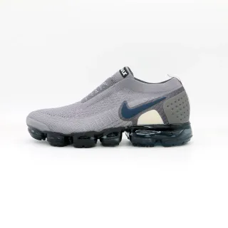 Nike Air VaporMax Flyknit Slip-On Gray Navy Lifestyle Sneakers