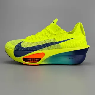 Nike Air Zoom Alphafly 3 Jaune Néon Bleu Marine Orange chaussures de course