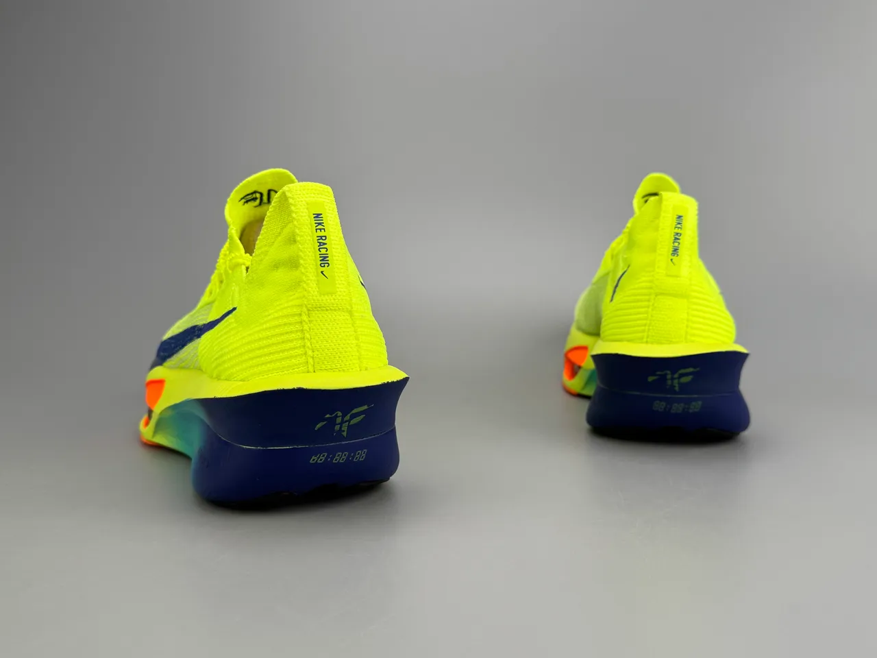 Nike Air Zoom Alphafly 3 Jaune Néon Bleu Marine Orange chaussures de course 8