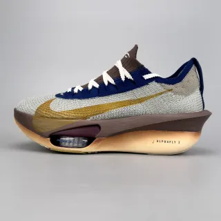 Nike Air Zoom Alphafly 3 Chaussures de course Argent Gris Or Marine