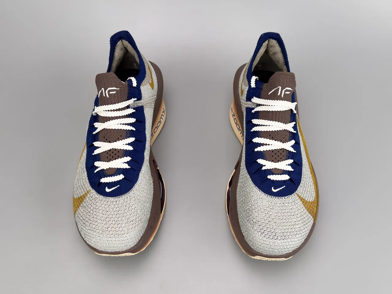 Nike Air Zoom Alphafly 3 Chaussures de course Argent Gris Or Marine 9