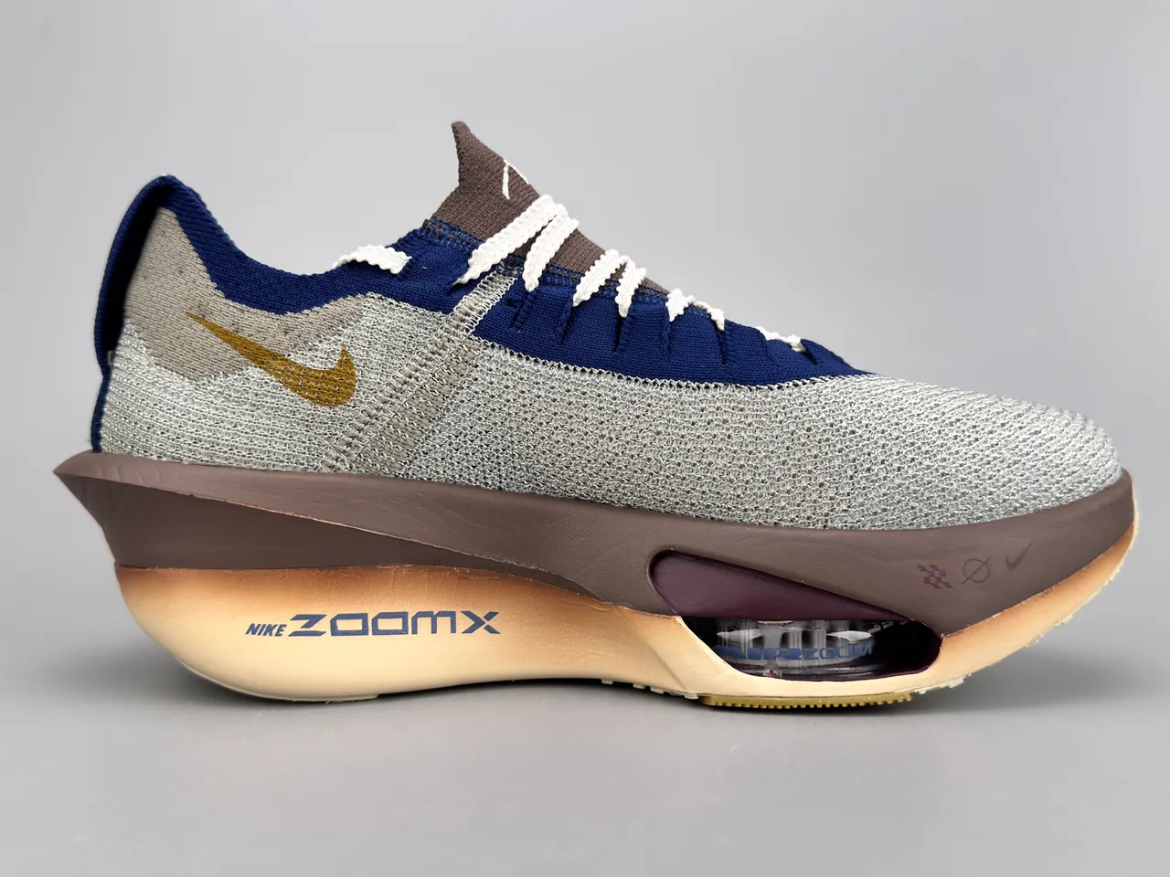 Nike Air Zoom Alphafly 3 Chaussures de course Argent Gris Or Marine 10