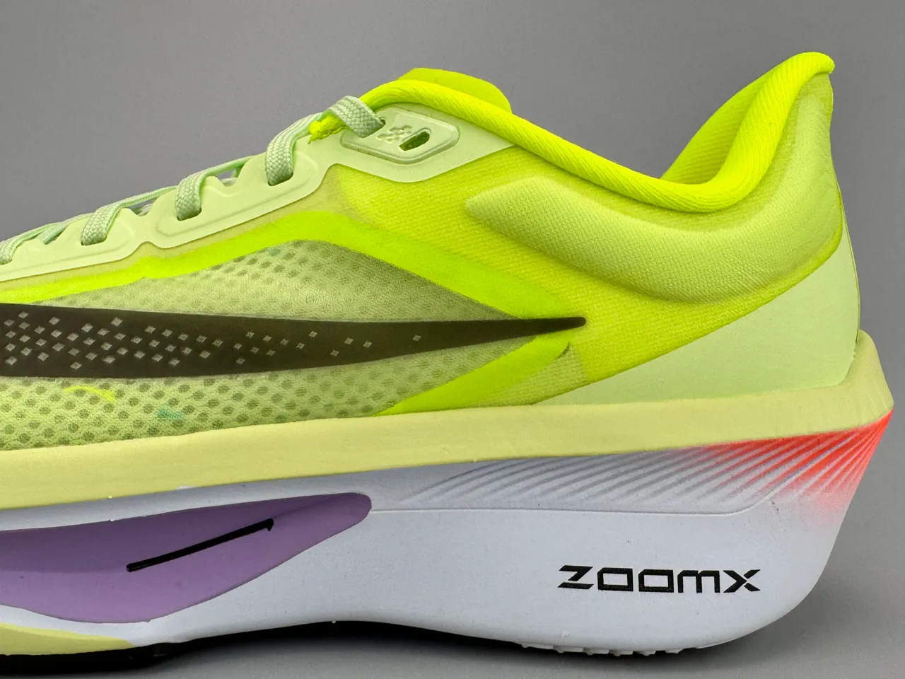 Nike Air Zoom Alphafly Jaune Violet Silhouette de Course Malla Engineered Partie Supérieure Chaussures de course 5